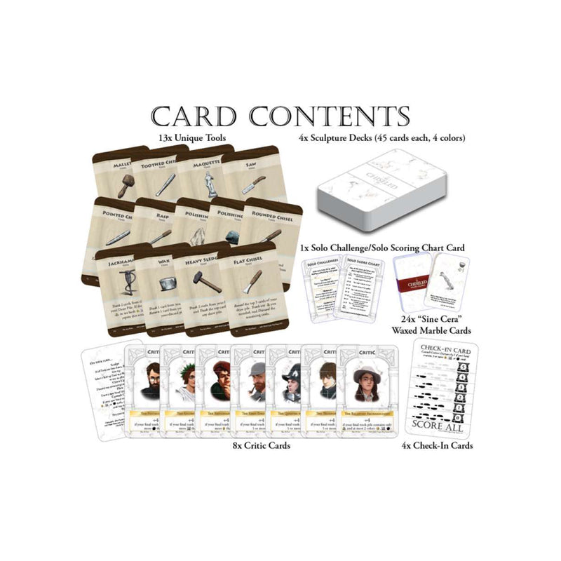 Chiseled A Deck Sculpting Card Game