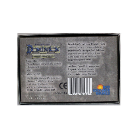 Dominion: Intrigue 2nd Edition Update