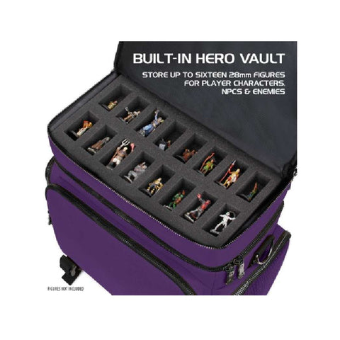 ENHANCE Collectors Edition Tabletop Adventurers Travel Bag (D&D Case) - Purple