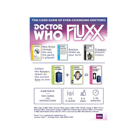 Fluxx Dr Who Fluxx