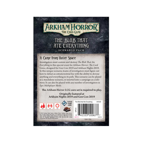 Arkham Horror: The Card Game – The Blob That Ate Everything: Scenario Pack