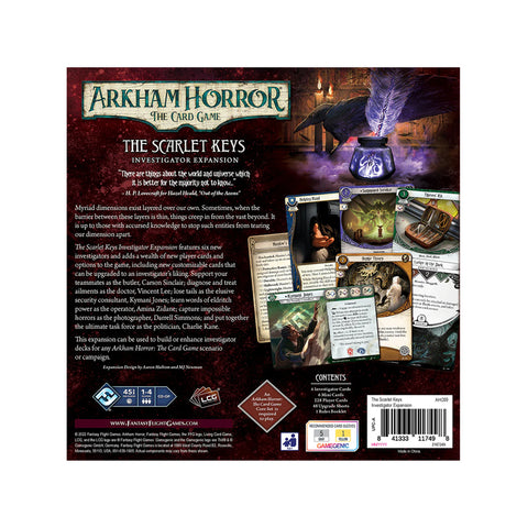 Arkham Horror: The Card Game – The Scarlet Keys: Investigator Expansion