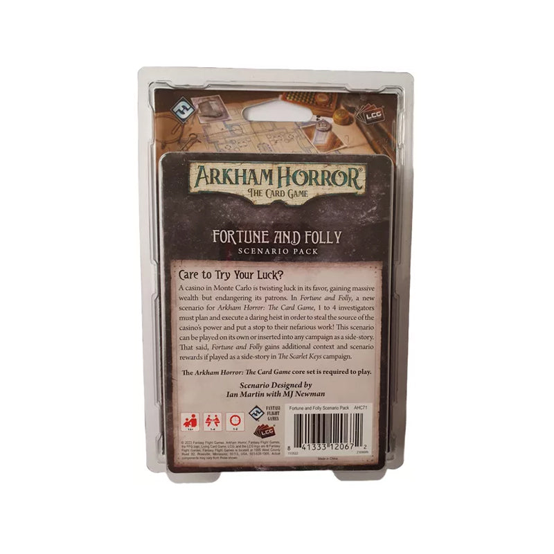 Arkham Horror: The Card Game – Fortune and Folly: Scenario Pack