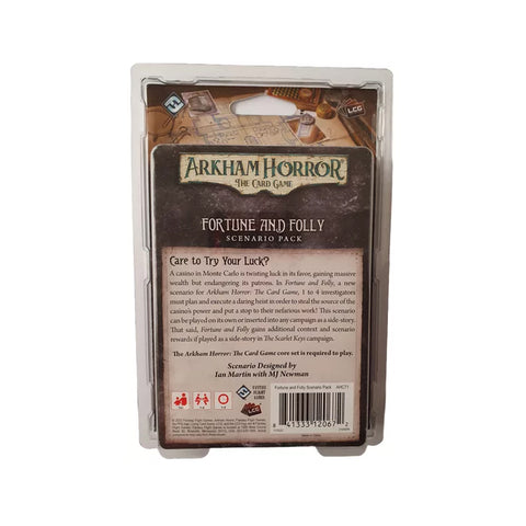 Arkham Horror: The Card Game – Fortune and Folly: Scenario Pack