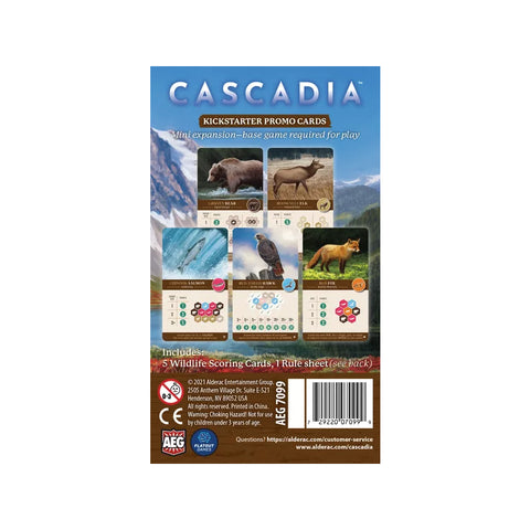 Cascadia: Kickstarter Promo Cards