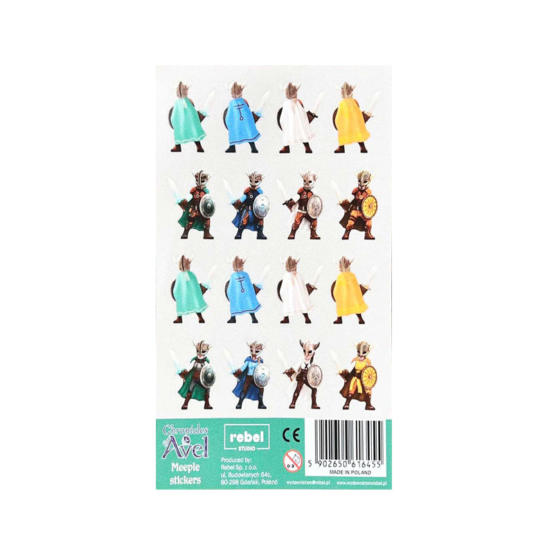 Chronicles of Avel Meeple Stickers Promo