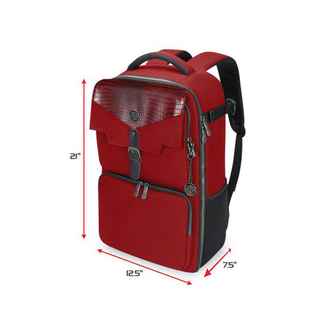 ENHANCE Tabletop Collectors Edition Card Storage Backpack - Red