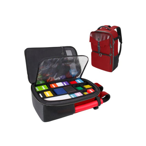 ENHANCE Tabletop Collectors Edition Card Storage Backpack - Red