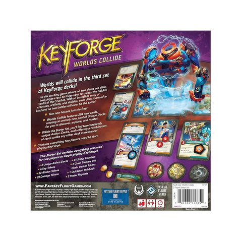 Keyforge Worlds Collide Two Player Start